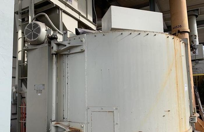 Used Pangborn 8LK 96" Diameter Table Blast w/Dust Collector