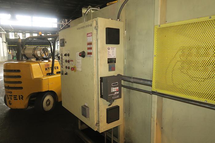 Used 20"W x 9" High x 15' Long, Wisconsin Belt Conveyor Oven, Electric, 850-F