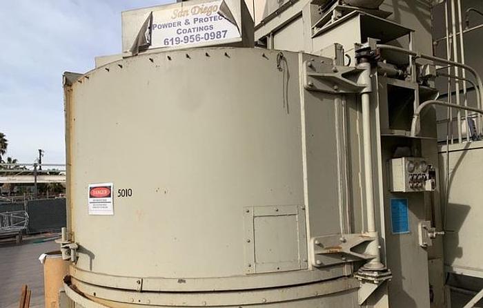 Used Pangborn 8LK 96" Diameter Table Blast w/Dust Collector