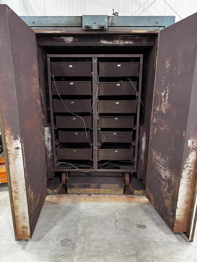 Used 48"W x 72"H x 48"L, Grieve B1-750, Gas Fired Walk-In/Truck Oven, 750°F