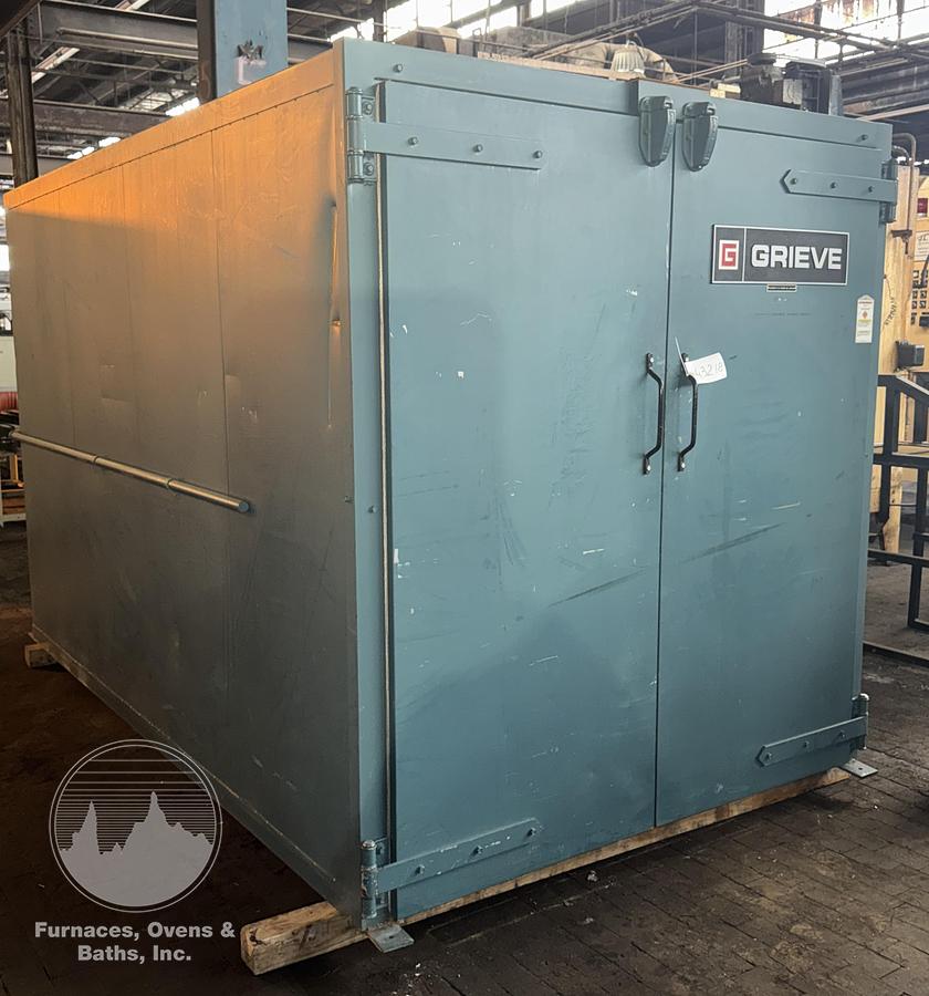 Used 60"W x 72"H x 96"L, Grieve B3-500 Electric Walk-In Oven, 500°F, Vacuum Ports