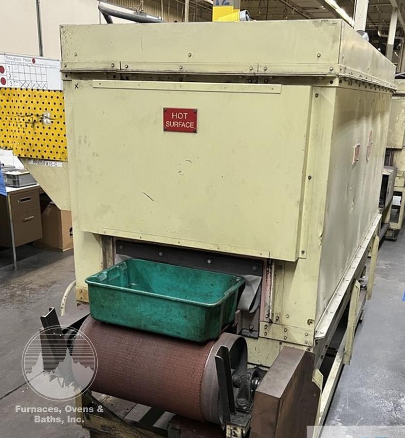 Used 19"W x 18" High x 120" Long, New England Oven Belt Conveyor Oven, Electric, 850-F