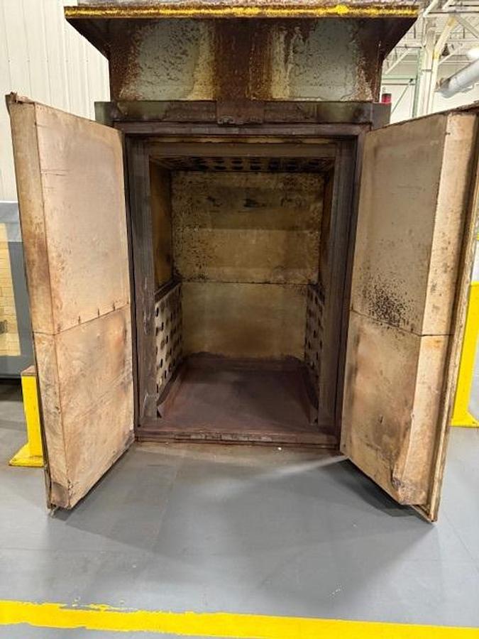 Used 48"W x 72"H x 48"L, Grieve B1-750, Gas Fired Walk-In Oven, 750°F