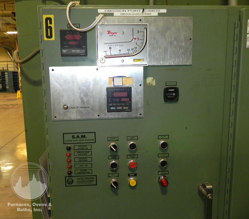 Used 72"W x 72"H x 132"L (11'), Wisconsin Walk-In Oven SWT-6116-E, 600°F, Electric, Powered Exhaust