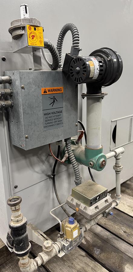 Used 48"W x 42"H x 30”L, Despatch Industries VRE2-35-1G Cabinet Oven, 850-F, Gas Fired, Class A