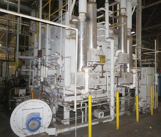 Used Surface Combustion Super Allcase Integral Quench Furnace, 36"W x 36"H x 72"L, Gas Fired, 1750°F
