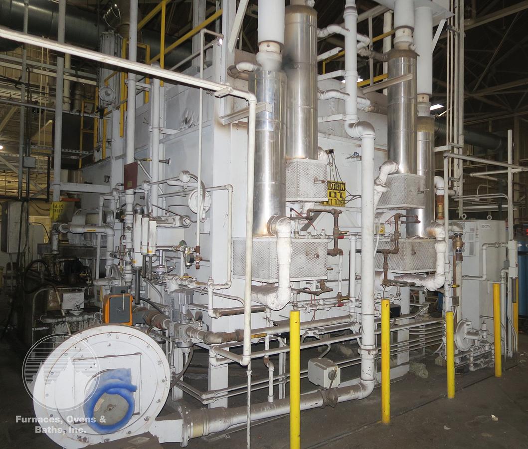 Used Surface Combustion Super Allcase Integral Quench Furnace, 36"W x 36"H x 72"L, Gas Fired, 1750°F