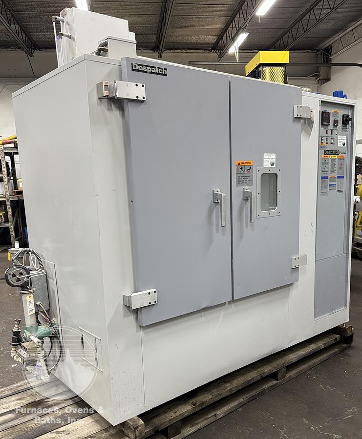 Used 48"W x 42"H x 30”L, Despatch Industries VRE2-35-1G Cabinet Oven, 850-F, Gas Fired, Class A