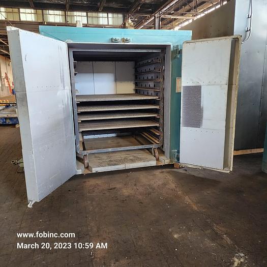 Used 60"W x 72"H x 72"L Grieve WRH 566-800 Gas Fired Walk-In Oven, 800°F