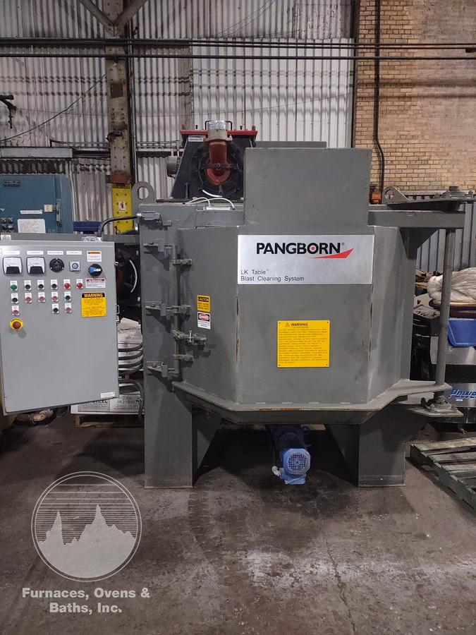 Used Pangborn 4LK 48" Table Bast, Dual Wheel Includes Dust Collector