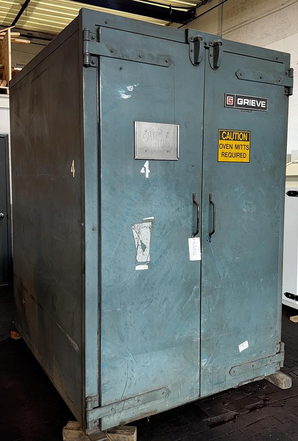 Used 48"W x 84"H x 48"L, Grieve B1-500, Electric, Walk-In/Truck Oven, 500-F, Solvent Rated