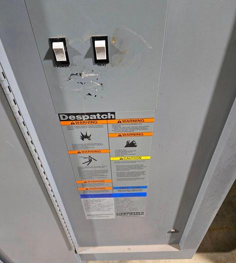 Used 38"W x 63"H x 38”L, Despatch Industries TFD2-52-1E Truck Oven, 650-F, Electric, Class A