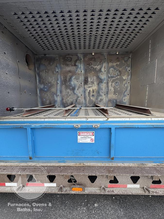 Used 120"W x 65"H x 65"L, Wisconsin Batch Oven, 1000°F, Gas Fired, EXCELLENT CONDITION