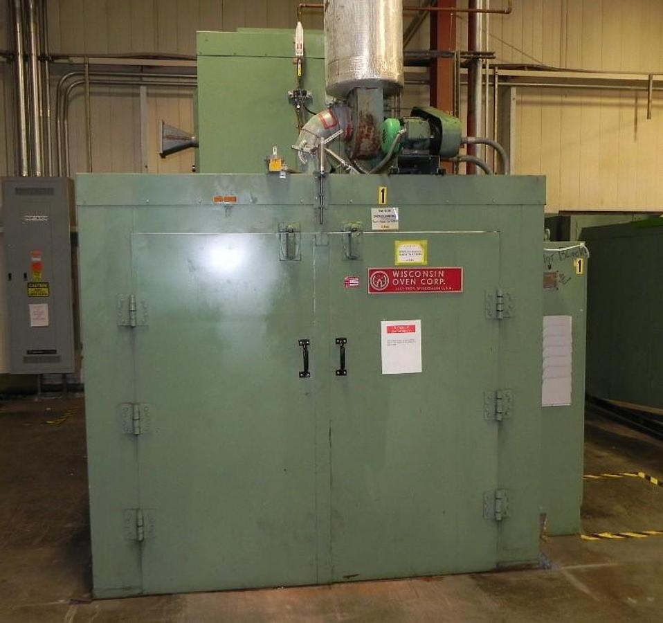 Used 72"W x 72"H x 168"L (14'), Wisconsin Walk-In Oven SWT-6146-E, 600°F, Electric, Powered Exhaust