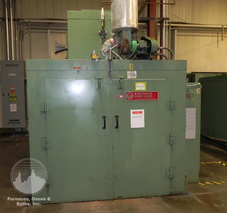 Used 72"W x 72"H x 168"L (14'), Wisconsin Walk-In Oven SWT-6146-E, 600°F, Electric, Powered Exhaust