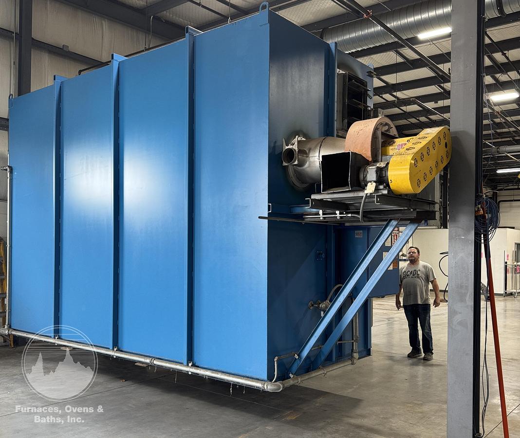 Used 120"W x 65"H x 65"L, Wisconsin Batch Oven, 1000°F, Gas Fired, EXCELLENT CONDITION