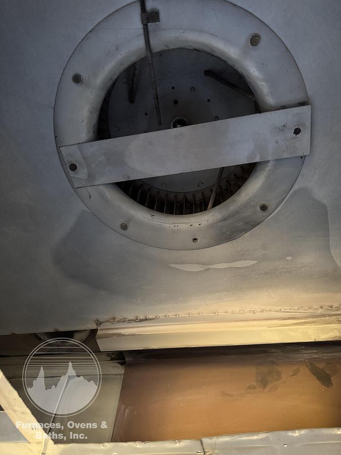 Used 60"W x 84"H x 60"L, Wisconsin Oven, Gas Fired Walk-In Oven, 500°F