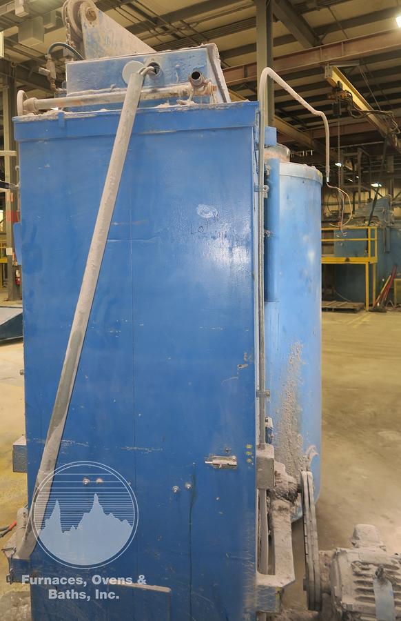 Used 38" Diameter x 48" Deep Lindberg 12-EC-3848-12 Pit Cyclone Pit Furnace, 1250°F, Electric