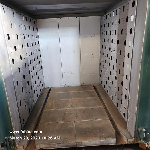 Used 60"W x 72"H x 72"L Grieve WRH 566-800 Gas Fired Walk-In Oven, 800°F