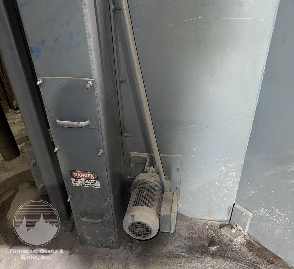 Used Goff 36 x 72 Spinner Hanger Shot Blast Machine
