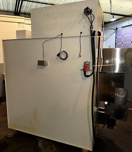 Used 48"W x 48"H x 24"L, Blue M DCW-326 Cabinet Oven, Stainless Steel Interior, 600°F, Power Exhuast