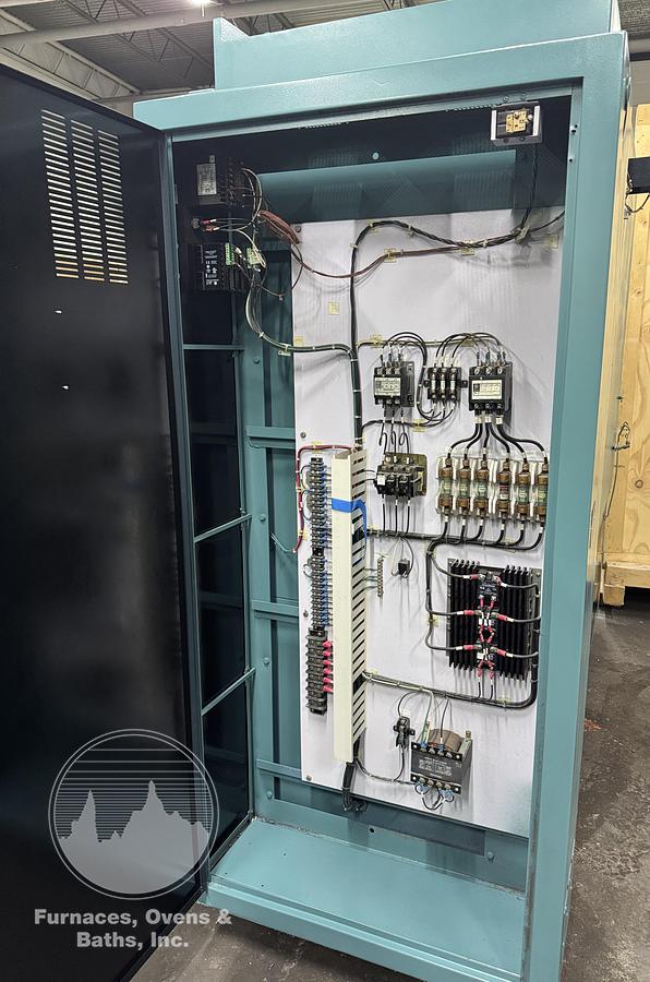Used 48"W x 36"H x 24"L Blue M CW-9980F Solvent Rated Cabinet Oven, 1300°F, Electric