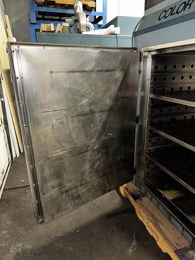 Used 36"W x 48"H x 24"L, Blue M DC-246G Cabinet Oven, 600°F, Stainless Interior