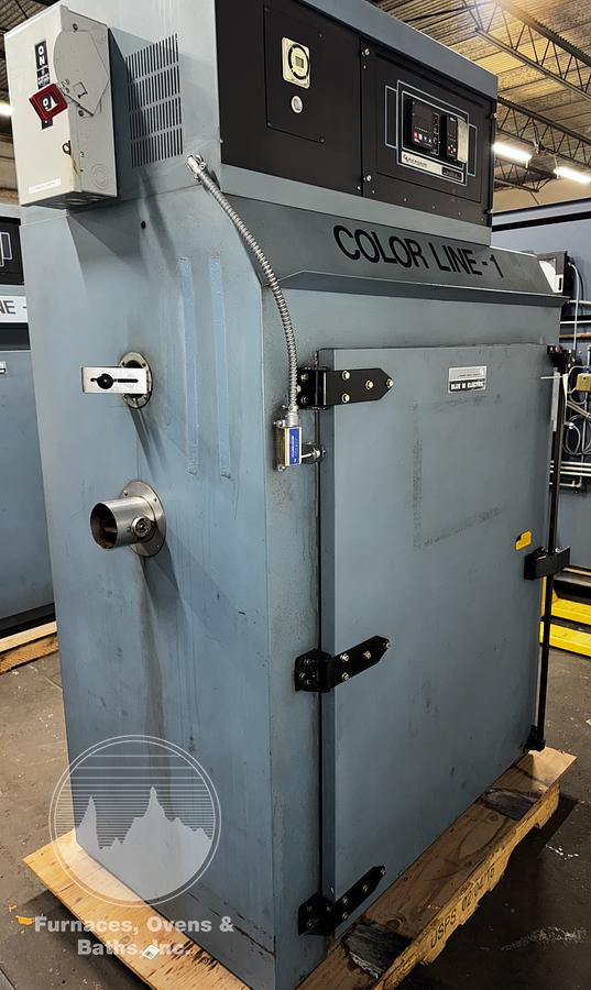 Used 36"W x 48"H x 24"L, Blue M DC-246G Cabinet Oven, 600°F, Stainless Interior