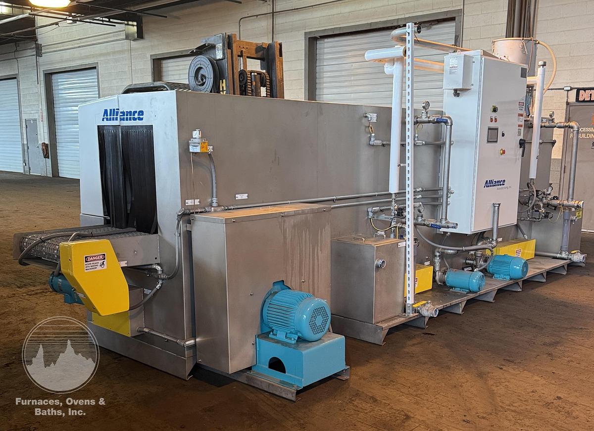 Used 24"W x 24" H - Alliance Manufacturing Aquamaster - CB-2400E, Wash, Rinse and Heated Blow-Off, UNUSED CONDITION