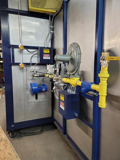 36"W x 72"H x 36"L x 4, Detroit Industrial, Gas Fired 4 Compartment Batch Oven