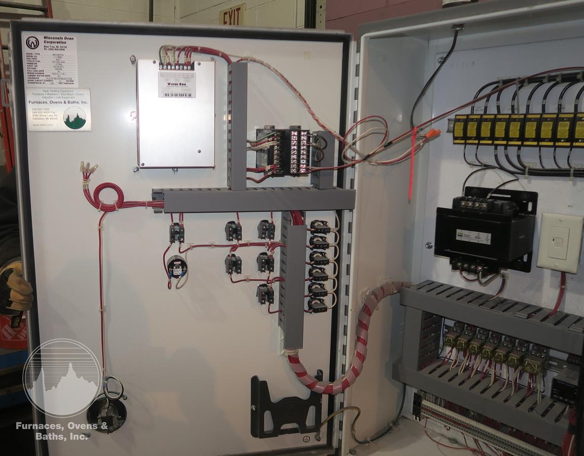 Used 72"W x 72"H x 84"L, Wisconsin, 500°F, Gas Fired