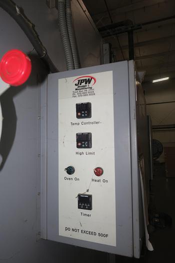Used 96"W x 96"H x 144"L, JPW, 500°F, Gas Fired