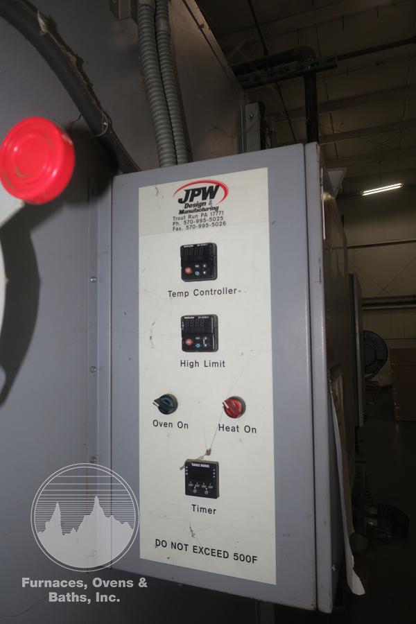 Used 96"W x 96"H x 144"L, JPW, 500°F, Gas Fired