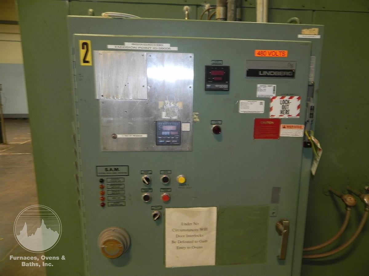 Used 72"W x 72"H x 168"L (14'), Lindberg Walk-In Oven 73-SH-7216872-6, 600°F, Electric, Powered Exhaust