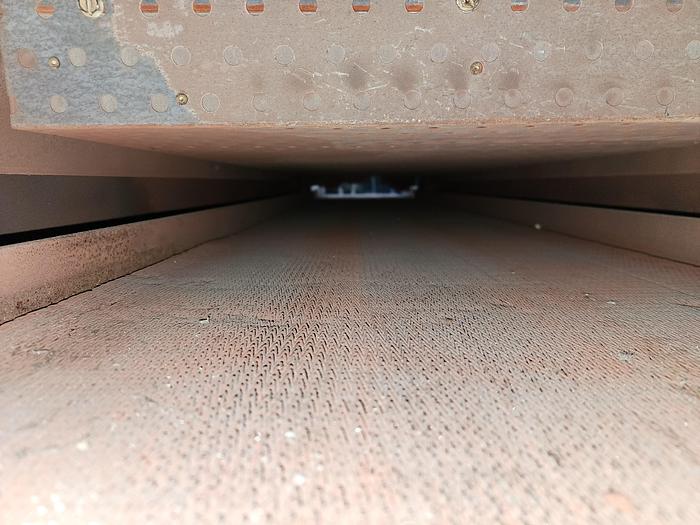 Used 18"W x 4" High x 72" Long, New England Oven Belt Conveyor Oven, Electric, 850-F