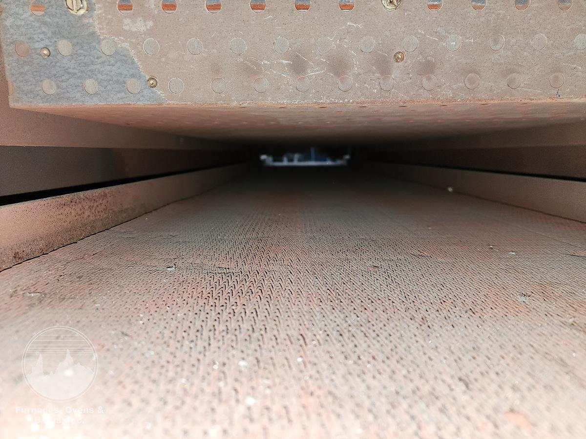 Used 18"W x 4" High x 72" Long, New England Oven Belt Conveyor Oven, Electric, 850-F