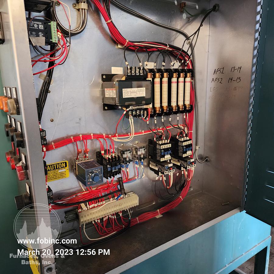 Used 66"W x 42"H x 53"L, Grieve HC-500 Cabinet Oven, Gas Fired, Double Doors, Double Ended