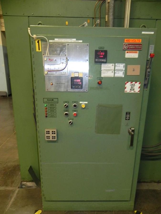 Used 72"W x 72"H x 168"L (14'), Wisconsin Walk-In Oven SWT-6146-E, 600°F, Electric, Powered Exhaust