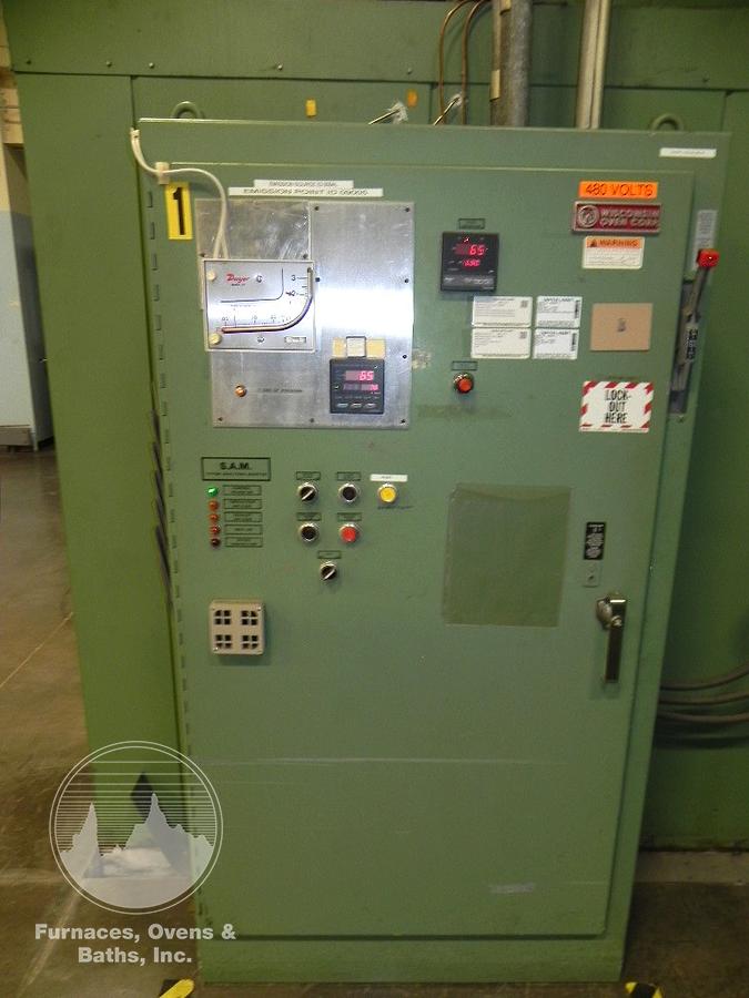 Used 72"W x 72"H x 168"L (14'), Wisconsin Walk-In Oven SWT-6146-E, 600°F, Electric, Powered Exhaust