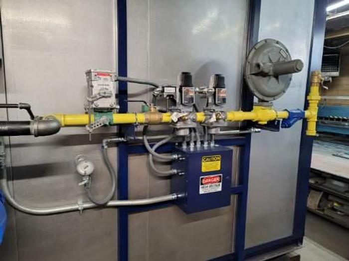 36"W x 72"H x 36"L x 4, Detroit Industrial, Gas Fired 4 Compartment Batch Oven