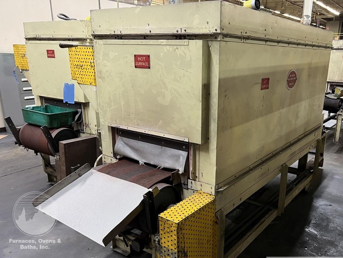 Used 19"W x 18" High x 120" Long, New England Oven Belt Conveyor Oven, Electric, 850-F