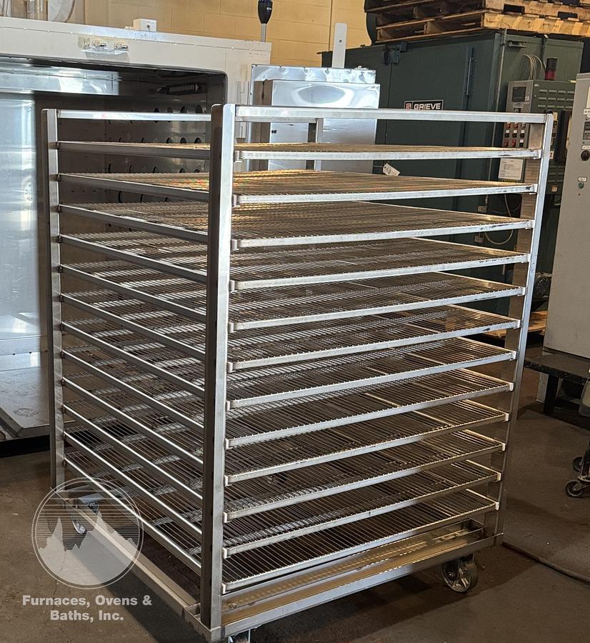 Used 48"W x 60"H x 48"L, Grieve TBH-550, Electric, 550-F, Stainless Steel w/Cart, LIKE NEW