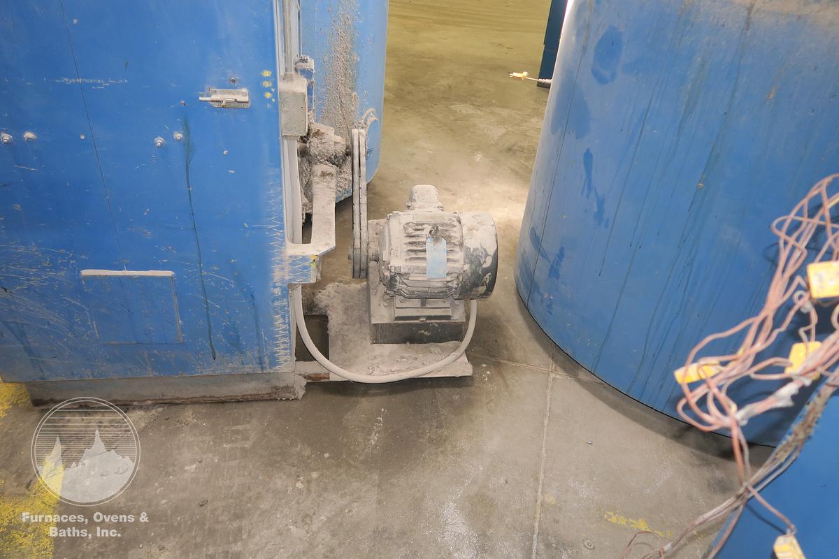 Used 38" Diameter x 48" Deep Lindberg 12-EC-3848-12 Pit Cyclone Pit Furnace, 1250°F, Electric