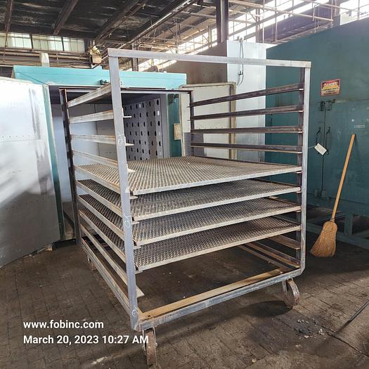 Used 60"W x 72"H x 72"L Grieve WRH 566-800 Gas Fired Walk-In Oven, 800°F