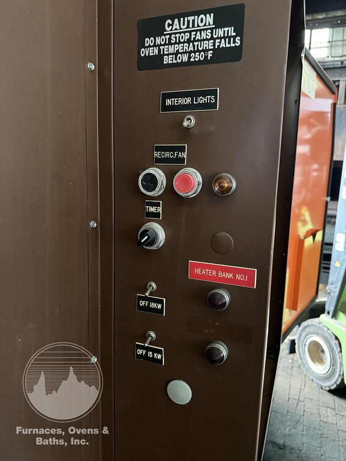 Used 48"W x 72"H x 72"L, Precision Quincy EC-406, Electric, 500-F