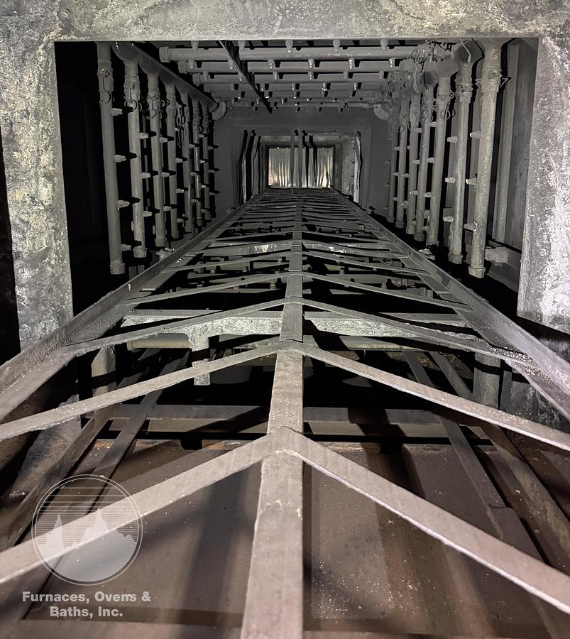 Used 36"W x 24" High, 3-Stage Continental Equipment Belt Washer, Gas Fired, Stainless Steel