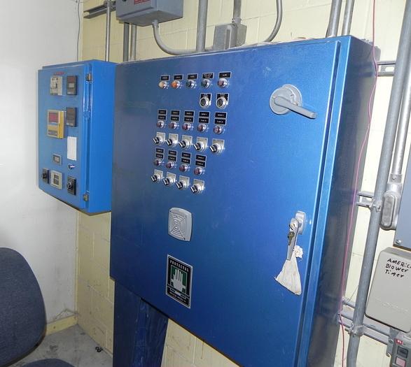 Used 108"W x 84"H x 156"L (13'), American Kiln, 2200-F, Gas Fired, Car Bottom, Dual Cars