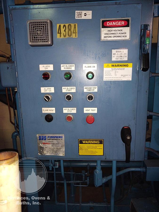 Used 6000 CFH Gas Atmospheres Exothermic Gas Generator