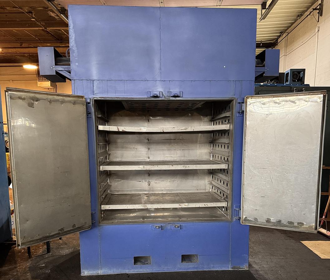 Used 60"W x 54"H x 36"L E.J. Callhan Cabinet Oven, 400°F, Electric, Stainless Steel Interior, Vacuum Composite Oven