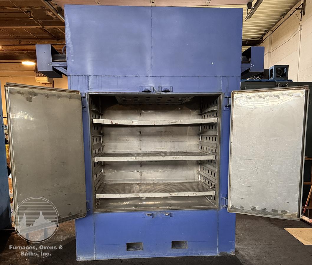 Used 60"W x 54"H x 36"L E.J. Callhan Cabinet Oven, 400°F, Electric, Stainless Steel Interior, Vacuum Composite Oven